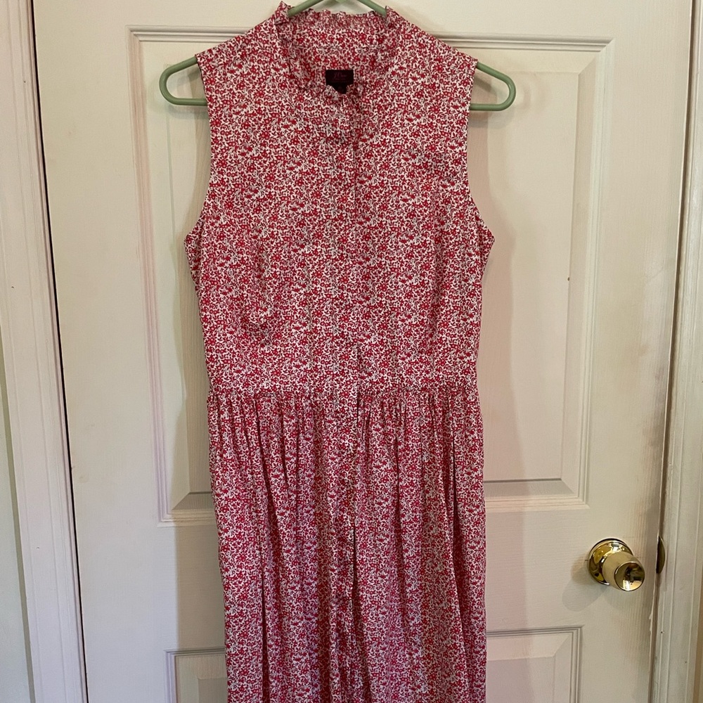 J. Crew Liberty print sundress, full skirt